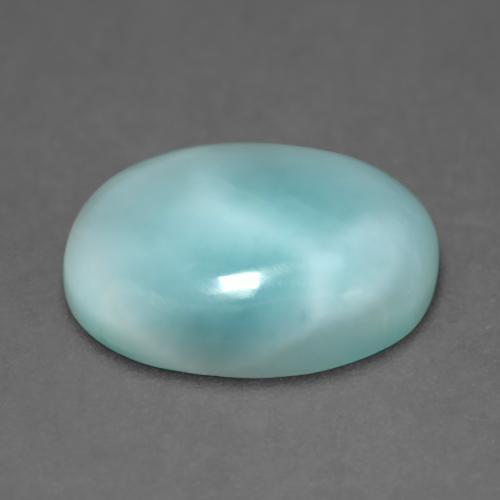 Larimar Gemstone in 14 x 10 mm (calibrated) Size for Sale, Larimar Stone in Light Blue Green Color
