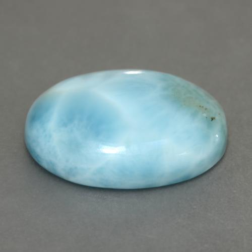 Larimar Gemstone in 16 x 12 mm (calibrated) Size for Sale, Larimar Stone in Light Greenish Blue Color