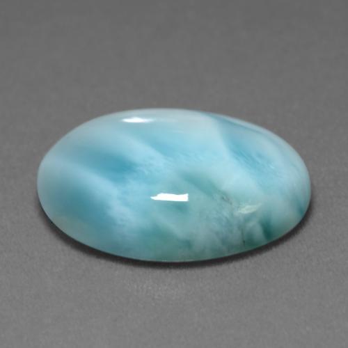Larimar Gemstone in 16 x 12 mm (calibrated) Size for Sale, Larimar Stone in Bright Blue Green Color