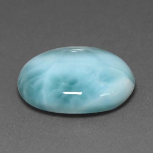 Larimar Gemstone in 16 x 12 mm (calibrated) Size for Sale, Larimar Stone in Bright Blue Green Color