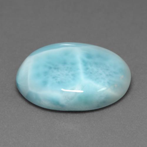 Larimar Gemstone in 16 x 12 mm (calibrated) Size for Sale, Larimar Stone in Light Blue Green Color