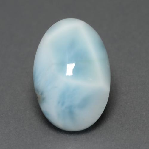 Blue Larimar 4ct Oval From Dominican Republic Gemstone