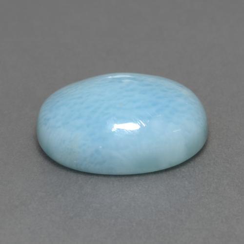 Larimar Gemstone in 14 x 10 mm (calibrated) Size for Sale, Larimar Stone in Medium Blue Color