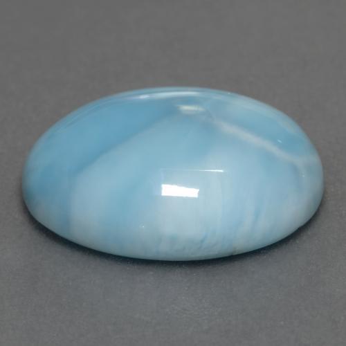 Larimar Gemstone in 16 x 12 mm (calibrated) Size for Sale, Larimar Stone in Aqua Blue Color