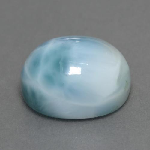 Larimar Gemstone in 12 x 10 mm (calibrated) Size for Sale, Larimar Stone in Light Blue Color