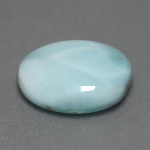 Larimar Gemstone in 11.4 x 9.7 mm Size for Sale, Larimar Stone in Light Blue Color