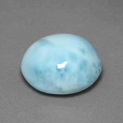 Larimar Gemstone in 12 mm (calibrated) Size for Sale, Larimar Stone in Light Blue Color