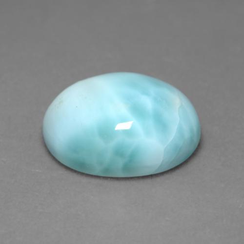 Larimar Gemstone in 12 x 10 mm (calibrated) Size for Sale, Larimar Stone in Light Blue Color