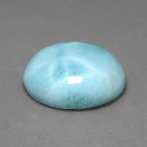 Larimar Gemstone in 12 x 10 mm (calibrated) Size for Sale, Larimar Stone in Light Blue Color
