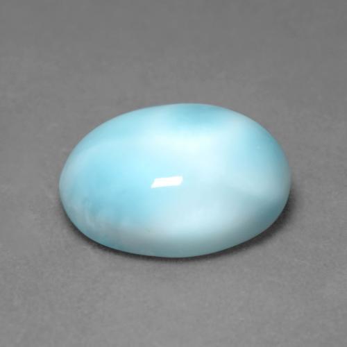 Larimar Gemstone in 12 x 10 mm (calibrated) Size for Sale, Larimar Stone in Light Blue Color