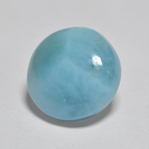 2.69 ct Blue Larimar Stone, Natural Larimar in Round Cabochon Shape for Sale