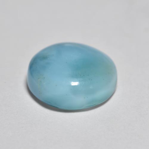 Larimar Gemstone in 9 mm (calibrated) Size for Sale, Larimar Stone in Medium Blue Color