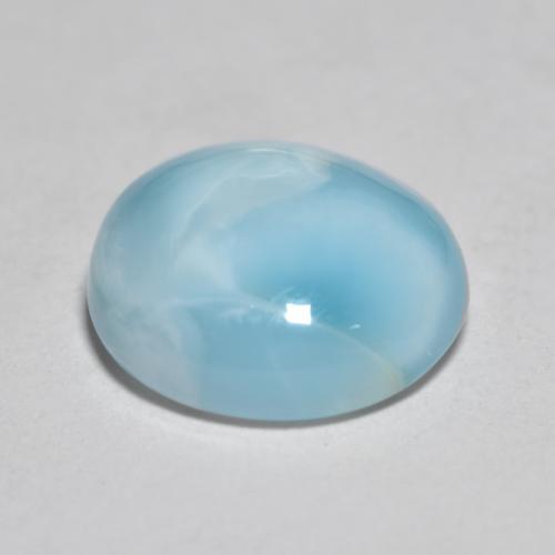 Larimar Gemstone in 10 mm (calibrated) Size for Sale, Larimar Stone in Medium Blue Color