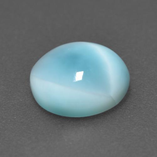 Larimar Gemstone in 10 mm (calibrated) Size for Sale, Larimar Stone in Light Greenish Blue Color