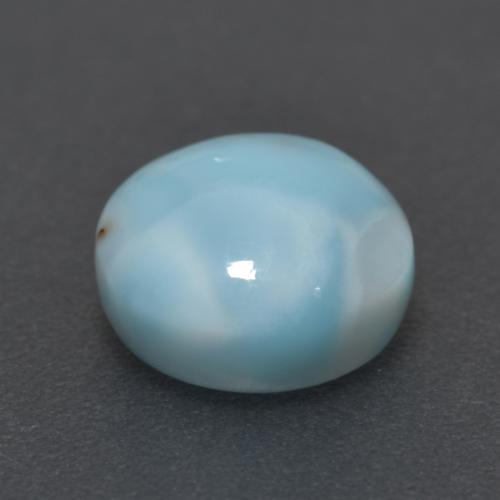 Larimar Gemstone in 9.5 mm (calibrated) Size for Sale, Larimar Stone in Light Greenish Blue Color