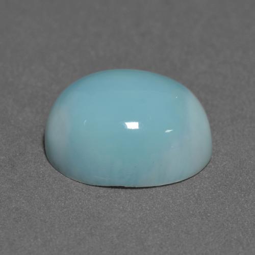Larimar Gemstone in 11 x 9 mm (calibrated) Size for Sale, Larimar Stone in Bright Blue Green Color