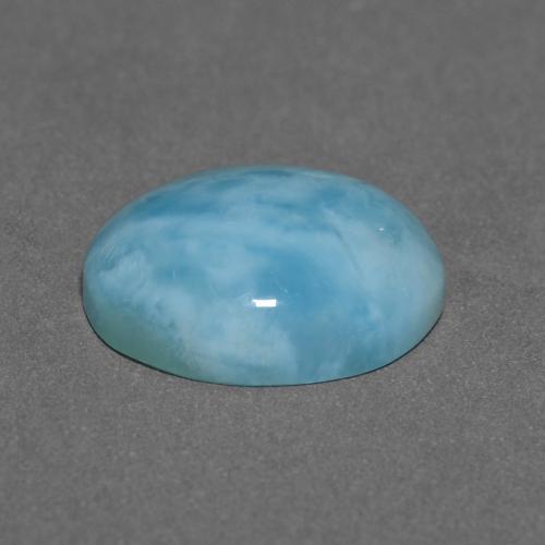 Larimar Gemstone in 11 x 9 mm (calibrated) Size for Sale, Larimar Stone in Light Blue Green Color