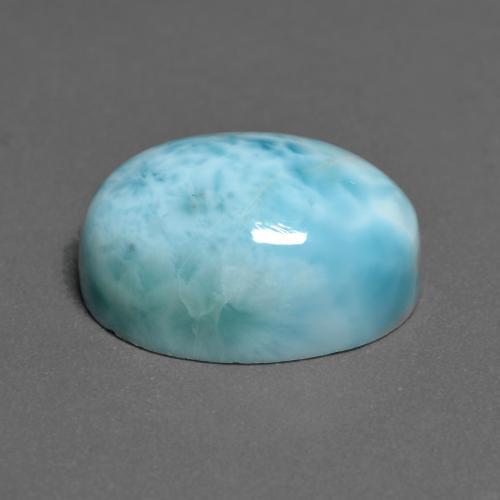 Larimar Gemstone in 14 x 10 mm (calibrated) Size for Sale, Larimar Stone in Light Blue Green Color