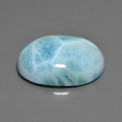 Larimar Gemstone in 16 x 12 mm (calibrated) Size for Sale, Larimar Stone in Light Blue Color