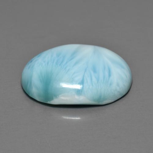 Larimar Gemstone in 16 x 12 mm (calibrated) Size for Sale, Larimar Stone in Aqua Blue Color
