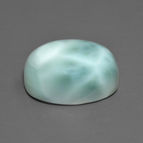 Larimar Gemstone in 14 x 10 mm (calibrated) Size for Sale, Larimar Stone in Light Greenish Blue Color