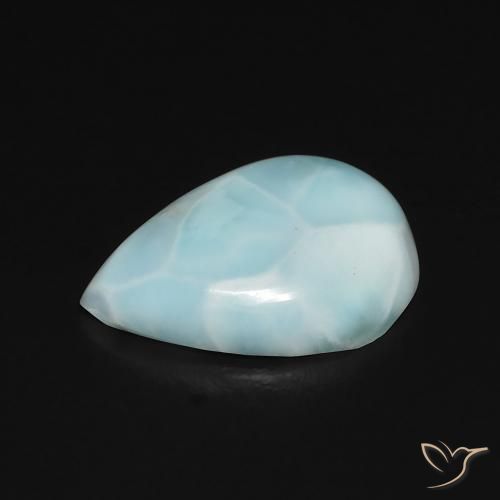 Larimar Gemstone in 13 x 9 mm (calibrated) Size for Sale, Larimar Stone in Blue Green Color