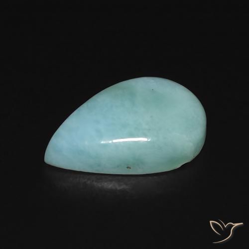 Larimar Gemstone in 12 x 8 mm (calibrated) Size for Sale, Larimar Stone in Buish Green Color