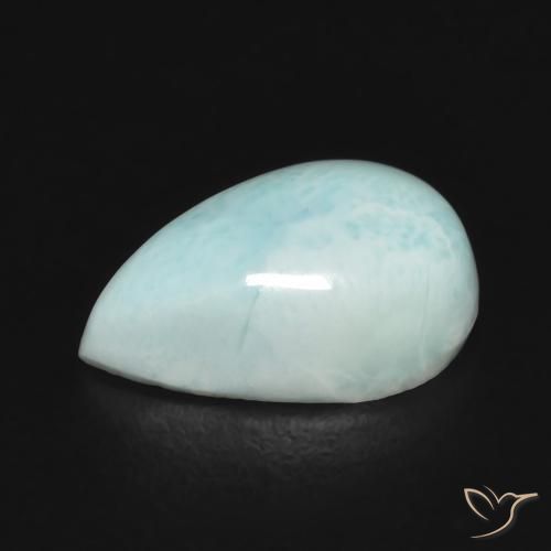 Larimar Gemstone in 12 x 8 mm (calibrated) Size for Sale, Larimar Stone in Blue Green Color