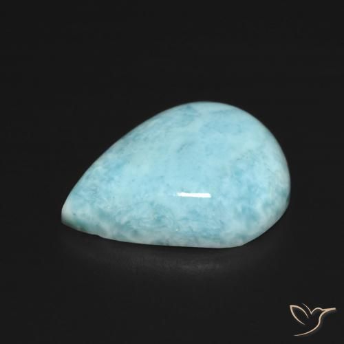 Larimar Gemstone in 16 x 12 mm (calibrated) Size for Sale, Larimar Stone in Blue Green Color