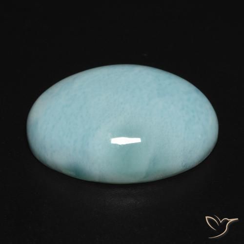 Larimar Gemstone in 18 x 13 mm (calibrated) Size for Sale, Larimar Stone in Blue Green Color