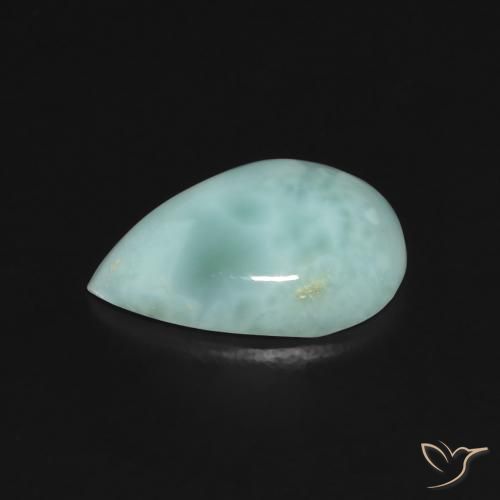 Larimar Gemstone in 12 x 8 mm (calibrated) Size for Sale, Larimar Stone in Buish Green Color