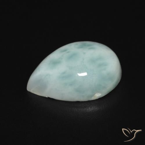 Larimar Gemstone in 13 x 9 mm (calibrated) Size for Sale, Larimar Stone in Blue Green Color