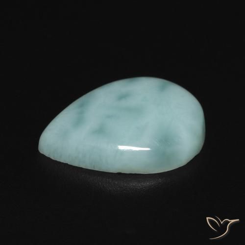 Larimar Gemstone in 13 x 9 mm (calibrated) Size for Sale, Larimar Stone in Blue Green Color