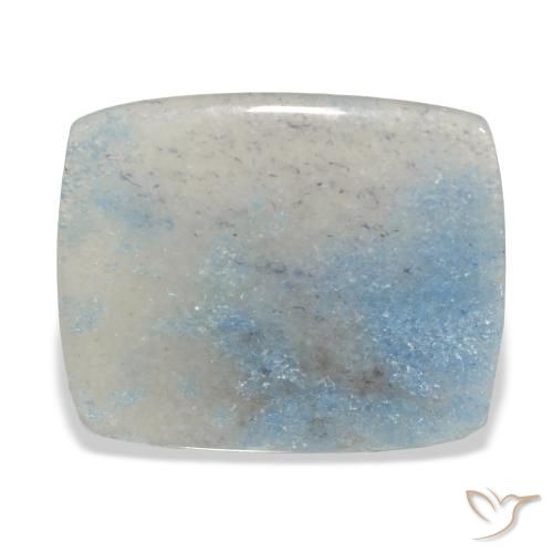 13.63ct Natural Light Blue Lazulite, Cushion, Translucent