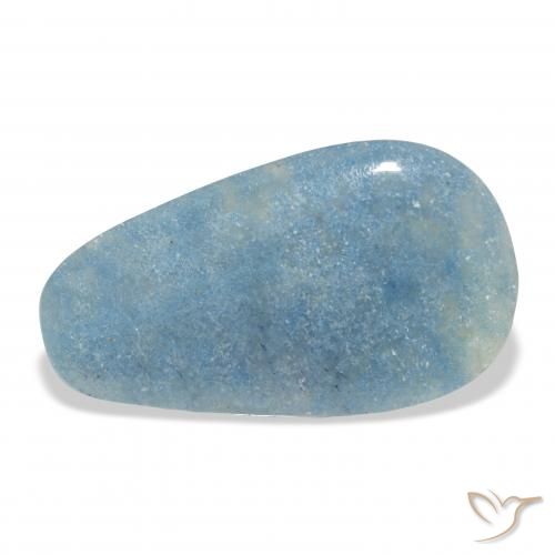 10.81ct Natural Light Aqua Blue Lazulite, Fancy, Opaque