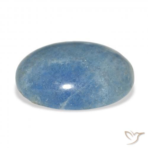 Lazulite Gemstone in 25.3 x 19.7 mm Size for Sale, Lazulite Stone in Sky Blue Color
