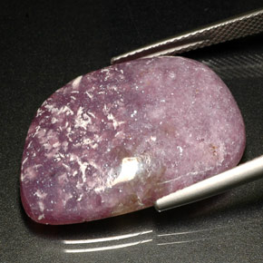 Lepidolite Gemstone in 26.1 x 19.3 mm Size for Sale, Lepidolite Stone in Violet Color