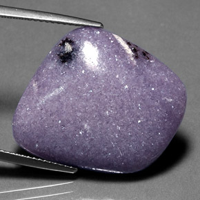 19.93 ct Violet Lepidolite Gemstone, Lepidolite Gem in Fancy Cabochon Shape for Sale.
