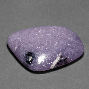19.93 ct Violet Lepidolite Stone, Natural Lepidolite in Fancy Cabochon Shape for Sale