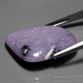 Lepidolite Gemstone in 25.8 x 21 mm Size for Sale, Lepidolite Stone in Violet Color