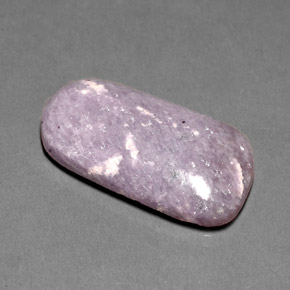 18.95 ct Violet Lepidolite Gemstone, Lepidolite Gem in Fancy Cabochon Shape for Sale.
