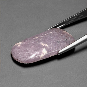 Lepidolite Gemstone in 28 x 14.8 mm Size for Sale, Lepidolite Stone in Violet Color