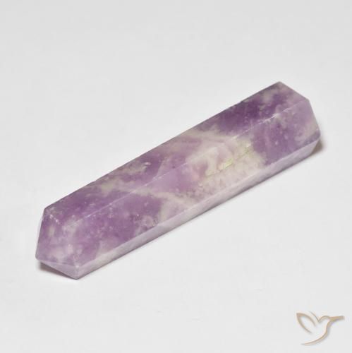 30.02ct Natural Light Reddish Violet Lepidolite, Fancy, Opaque