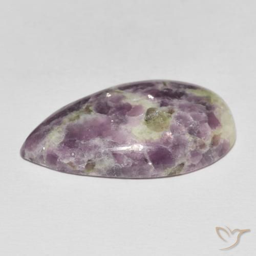 Lepidolite Gemstone in 29.5 x 17.6 mm Size for Sale, Lepidolite Stone in Multicolor Color