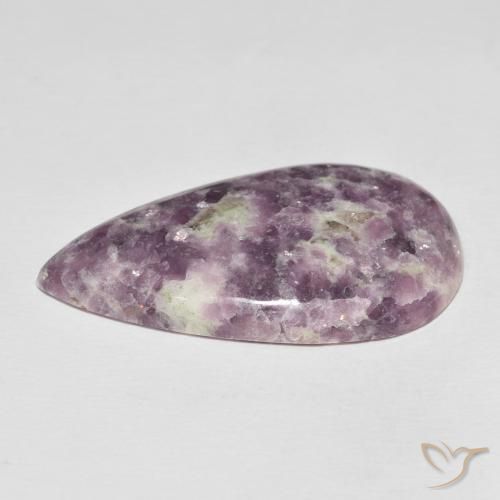 Lepidolite Gemstone in 39.6 x 22.9 mm Size for Sale, Lepidolite Stone in Multicolor Color