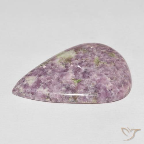 Lepidolite Gemstone in 38.3 x 27.5 mm Size for Sale, Lepidolite Stone in Multicolor Color