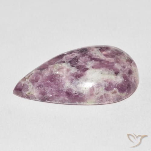 Lepidolite Gemstone in 30.9 x 18.9 mm Size for Sale, Lepidolite Stone in Multicolor Color