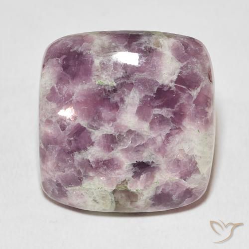 23.76ct Natural Multicolor Lepidolite, Cushion, Opaque