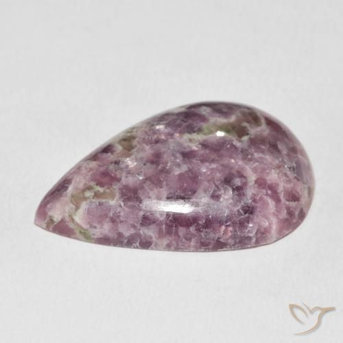 Lepidolite Gemstone in 23.4 x 19.3 mm Size for Sale, Lepidolite Stone in Multicolor Color