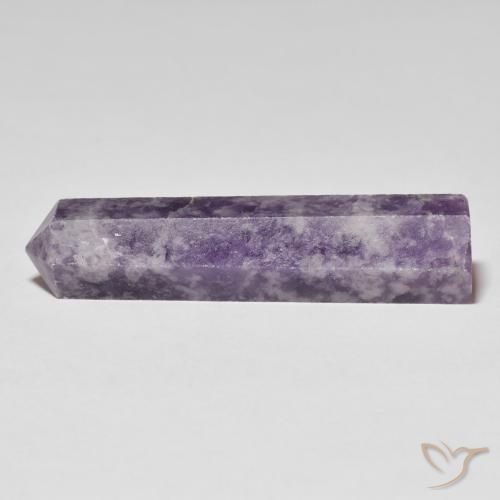 27.55ct Natural Dark Violet Lepidolite, Fancy, Opaque